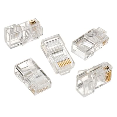 Разъем компьютерный rj45 8 контактов со вставкой rexant как обжать