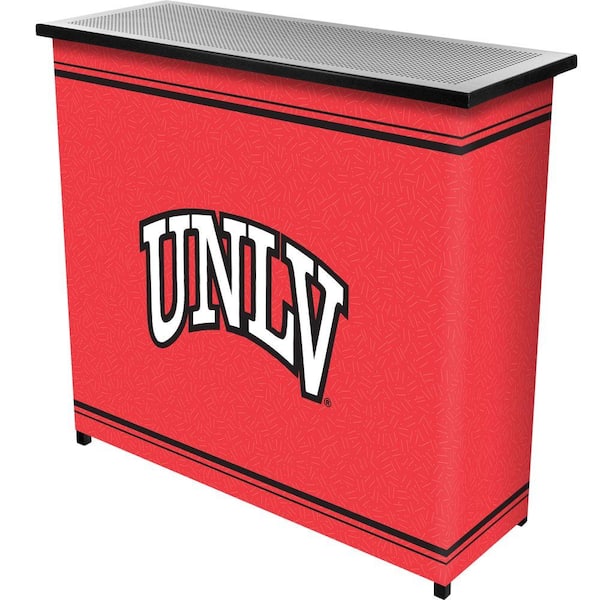 Trademark UNLV 2-Shelf Black Bar with Case