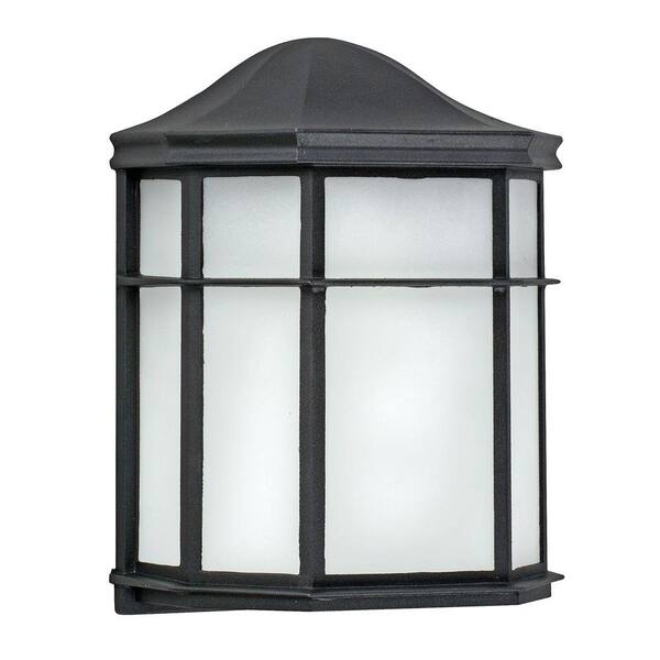 Aspects Bristol Black Outdoor Integrated LED Wall Mount Lantern