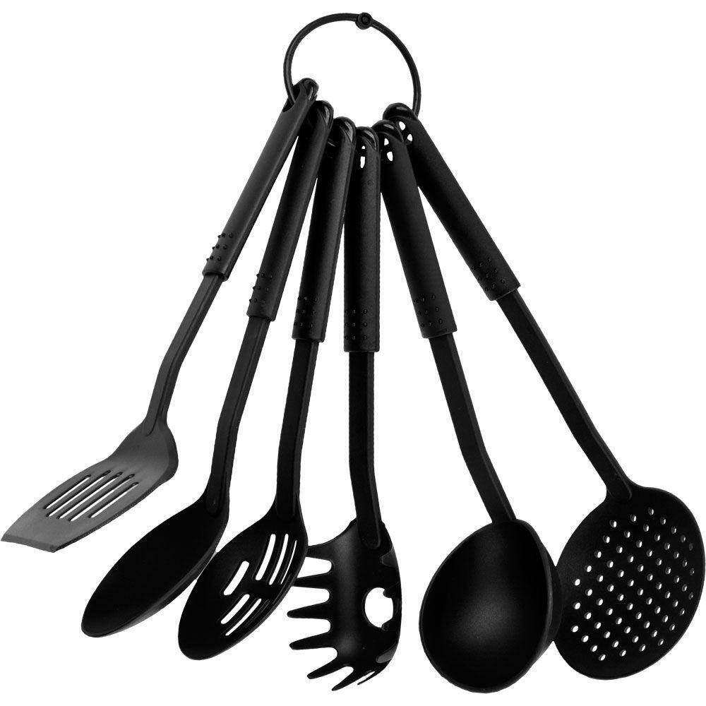 6PC Quality Plastic Kitchen Tool Cutlery Utensil Set 