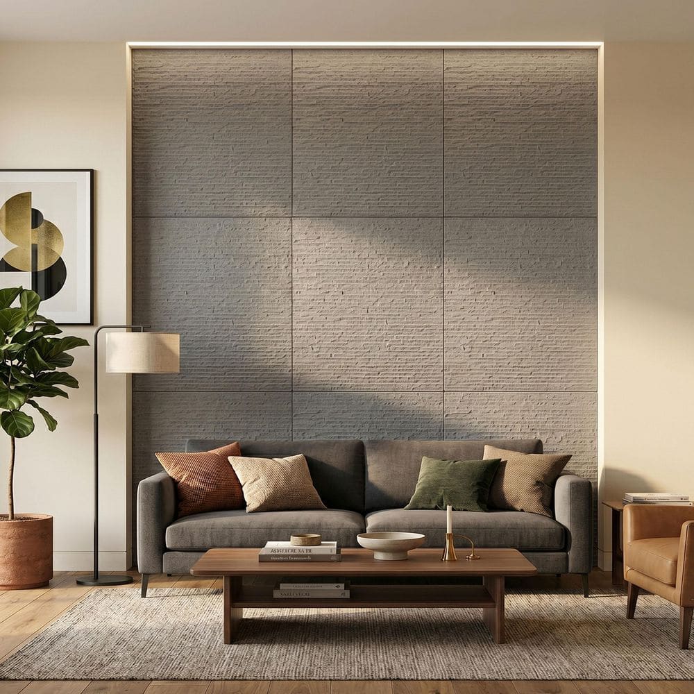 0.14 in. x 2 ft. x 2 ft. Dark Gray Composite 3D Texture Square Edge Decorative Wall Paneling (8-Pack) price history on PriceWatchPro