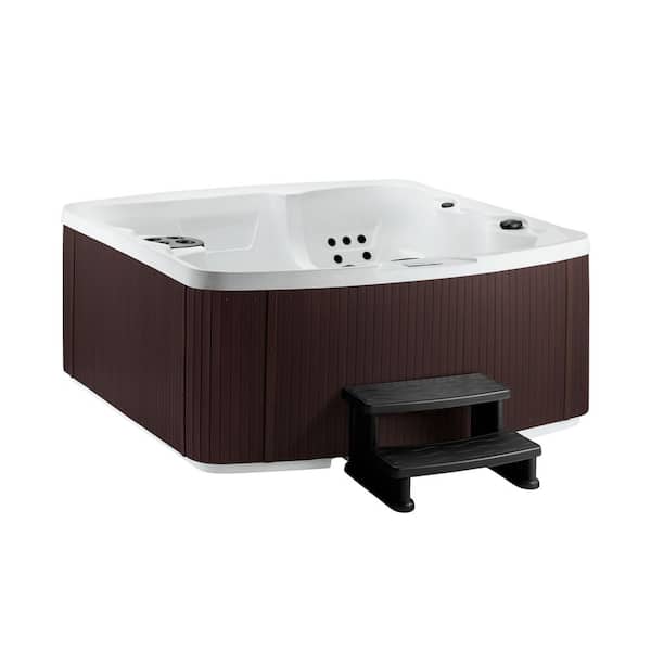 Lifesmart LS500 Plus 5-Person 23-Jet 110-Volt Plug and Play Spa with Thermal Locking Cover 401430510600.18