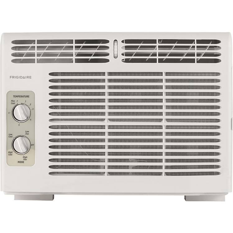 Frigidaire 5,000 BTU 115V Window Air Conditioner Cools 150 Sq. Ft. with Mechanical Controls in White