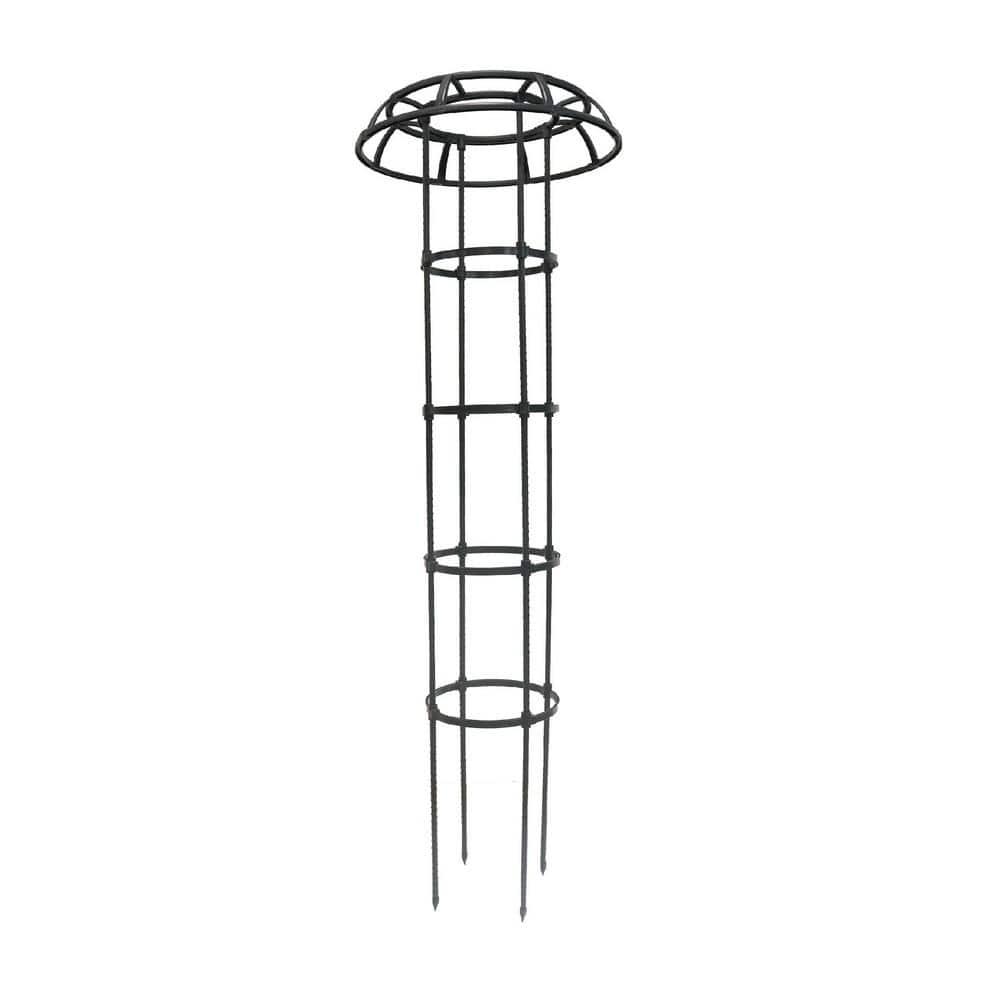 65 in. Mushroom Top Garden Trellis for Climbing and Potted Plants Support (