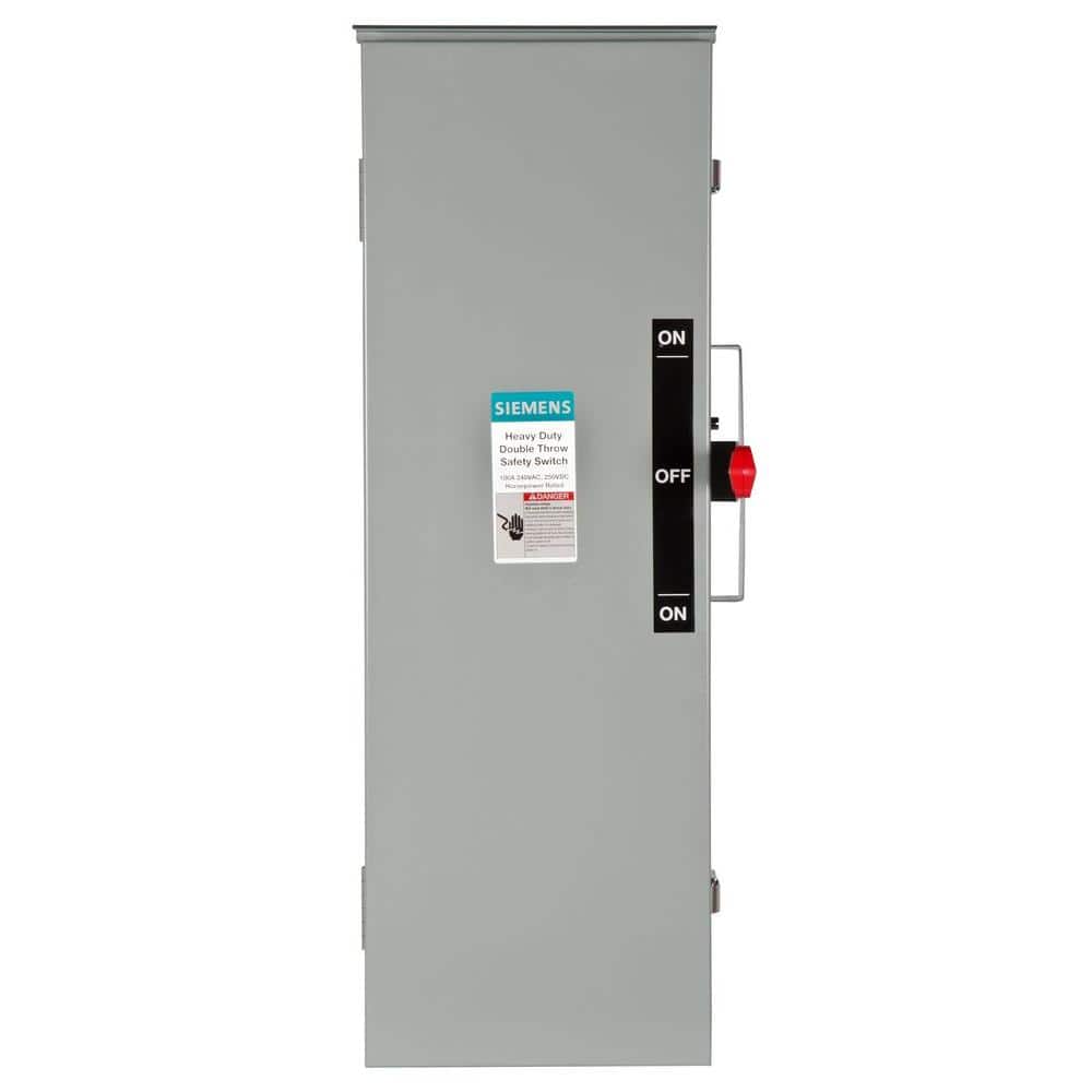 Double Throw 100 Amp 240-Volt 3-Pole Outdoor Non-Fusible Safety Switch price history on PriceWatchPro