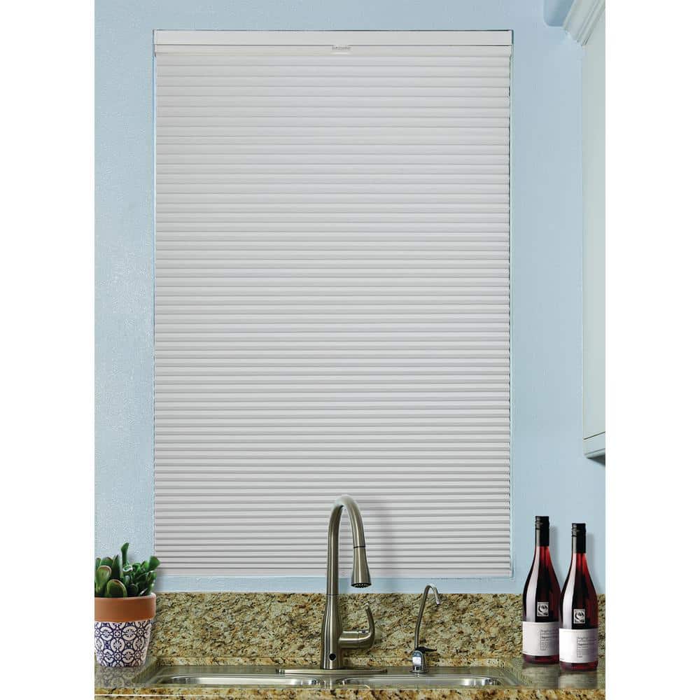 White Cordless Top-Down/Bottom-Up Blackout Fabric Cellular Shade 9/16 in. Single Cell 54.5 in. W x 72 in. L price history on PriceWatchPro