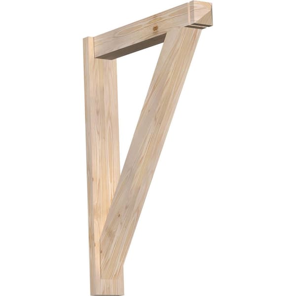 Ekena Millwork 6 in. x 42 in. x 30 in. Douglas Fir Traditional Arts and Crafts Smooth Outlooker