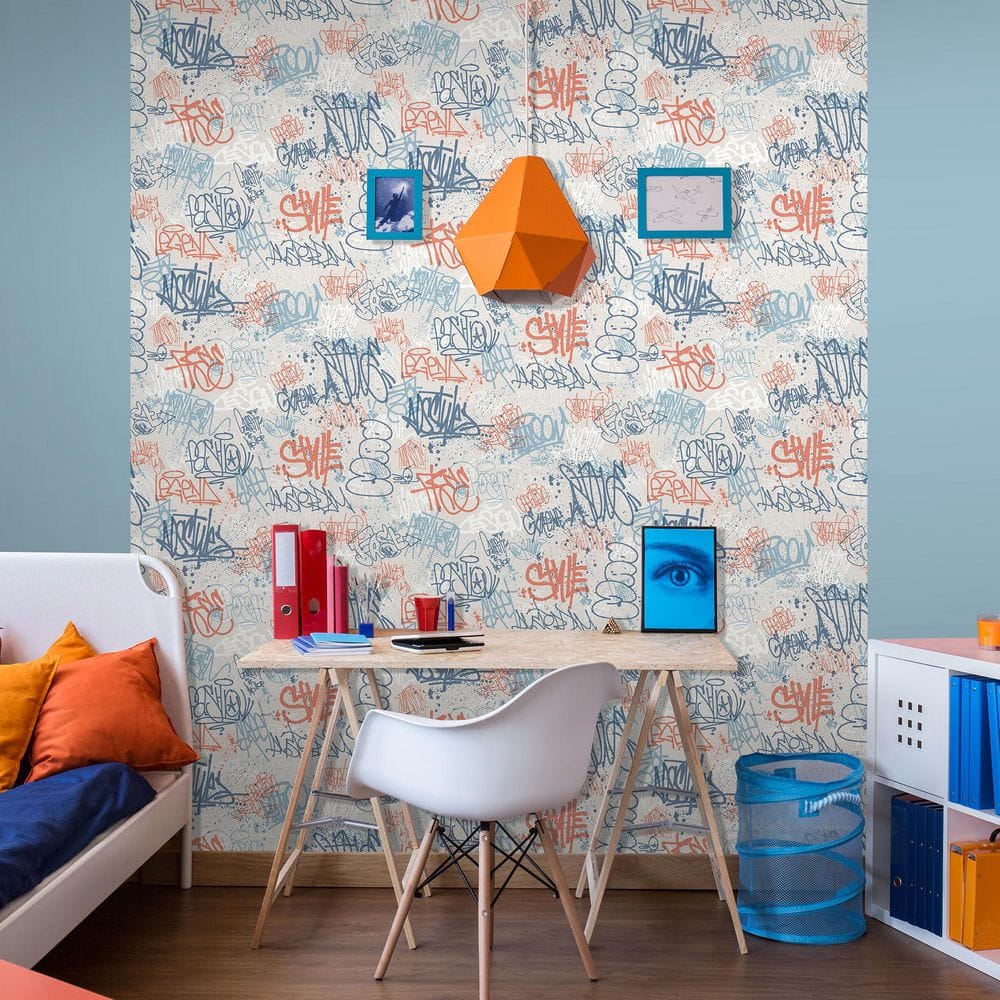 Graffiti Blue Wallpaper Sample price history on PriceWatchPro