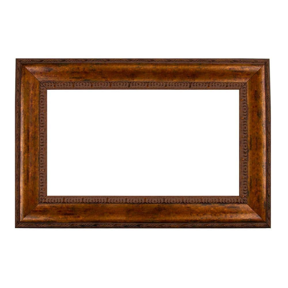 Frame My Mirror Add A Frame - Venetian Bronze 20 x 54 Mirror Frame Kit-  Ideal for Bathroom, Wall Decor, Bedroom and Livingroom - Moisture Resistant