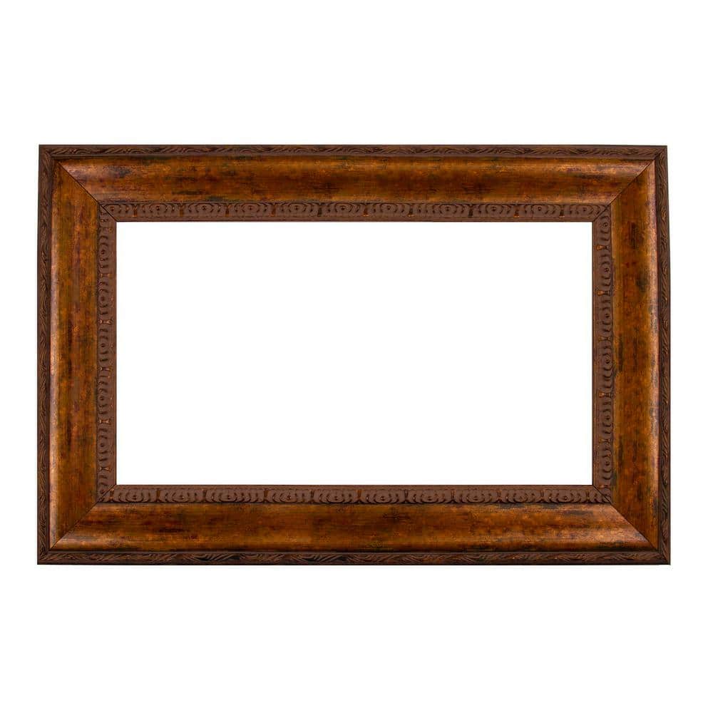 MirrorChic Venezia 24 in. x 36 in.DIY Mirror Frame Kit in Bronze