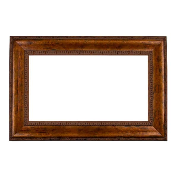 MirrorChic Venezia 24 in. x 42 in.DIY Mirror Frame Kit in Bronze - Mirror Not Included