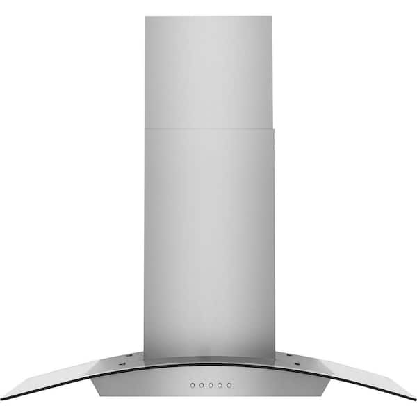 36" Glass Canopy Hood