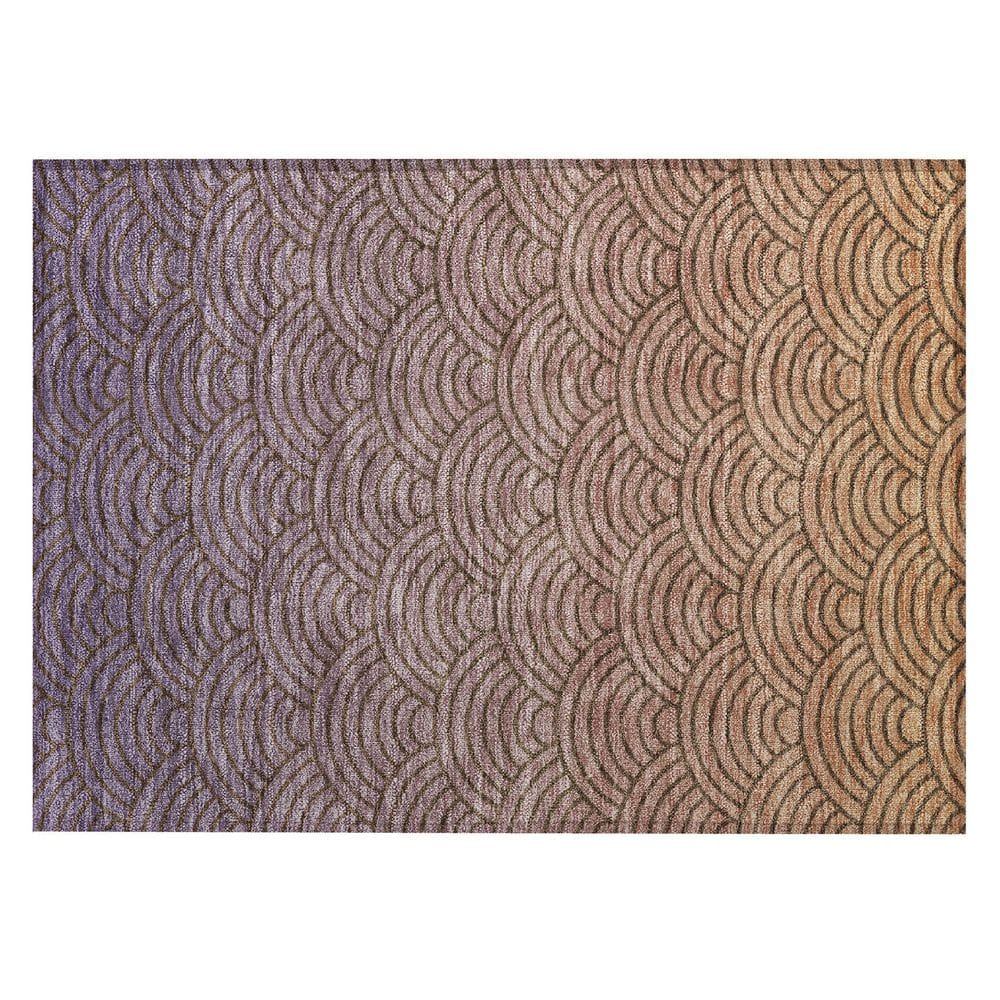 Chantille Machine Washable Indoor/Outdoor Abstract ACN2414 Chocolate 2 ft. x 3 ft. Accent Rug price history on PriceWatchPro