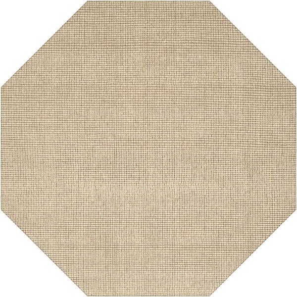Addison Rugs Harper 3 Oatmeal 4 ft. x 4 ft. Octagon Area Rug