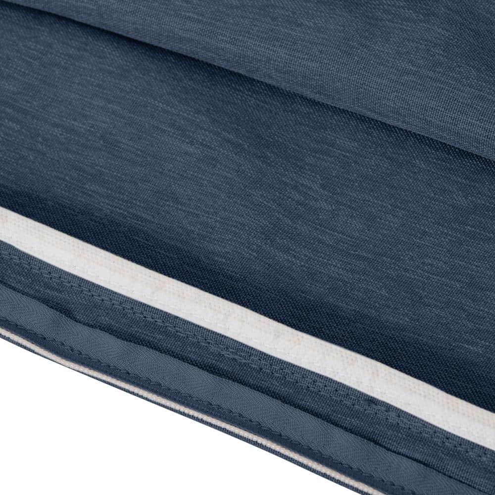 Heather Indigo 9" Square Water-Resistant Patio Cushion Cover