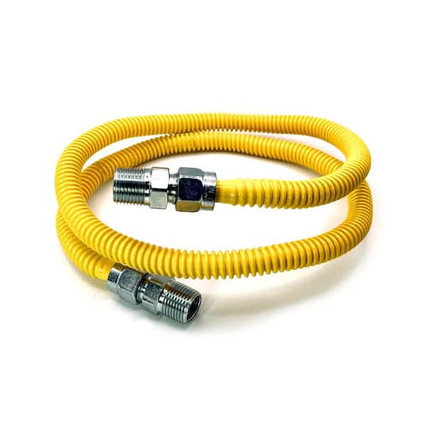 1/2 in. MIP x 1/2 in. MIP x 48 in. Gas Connector (1/2 in. OD) (60,500 BTU)