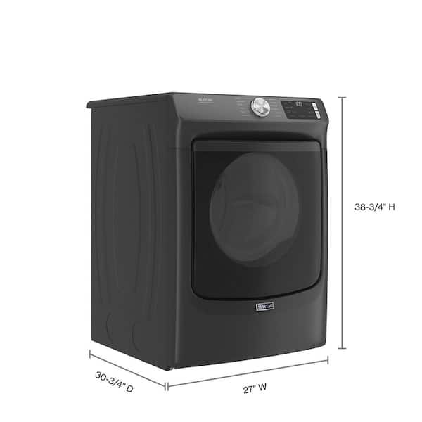 Maytag Natural Gas Dryer (MGD6630MBK) - Volcano Black