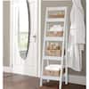 Bathroom Storage Ladder in White BRL3000WH - The Home Depot