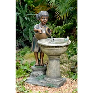 Versando Bird Bath Outdoor Water Fountain