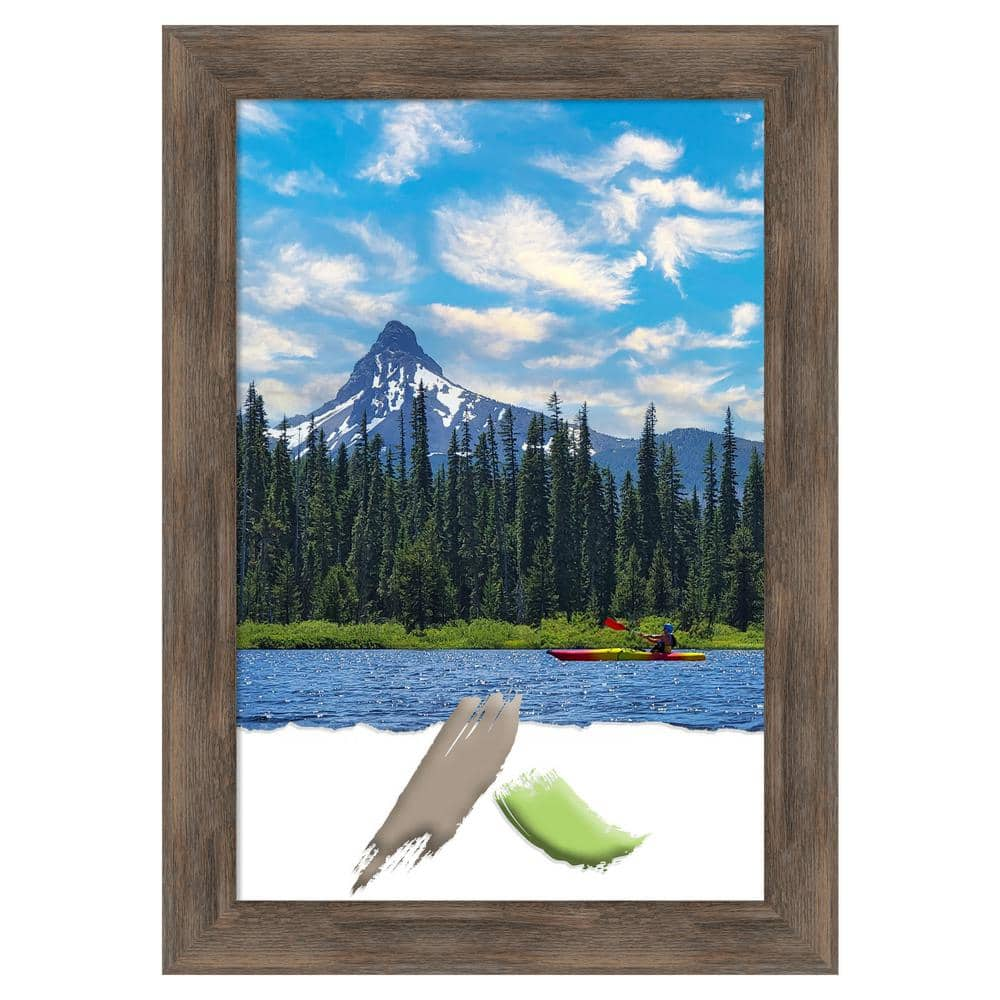 Custom Framing in 8 x 10 Mocha Brown discount Eco-Friendly Bamboo Frames