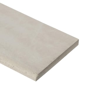 Pavia Crema Bullnose 3 in. x 24 in. Matte Porcelain Wall Tile (12 sq. ft./Case)