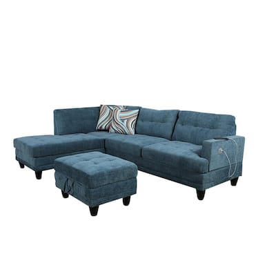 Blue Sectional Sofas Living Room Furniture The Home Depot - Blue Sectional Sofa Canada Blue Sectional Sofas Living Room Furniture The Home Depot - Blue Sectional Sofa Canada