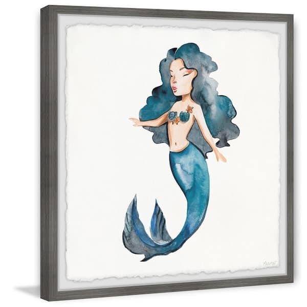 Mermaid Pets Wall Art Paint by Number