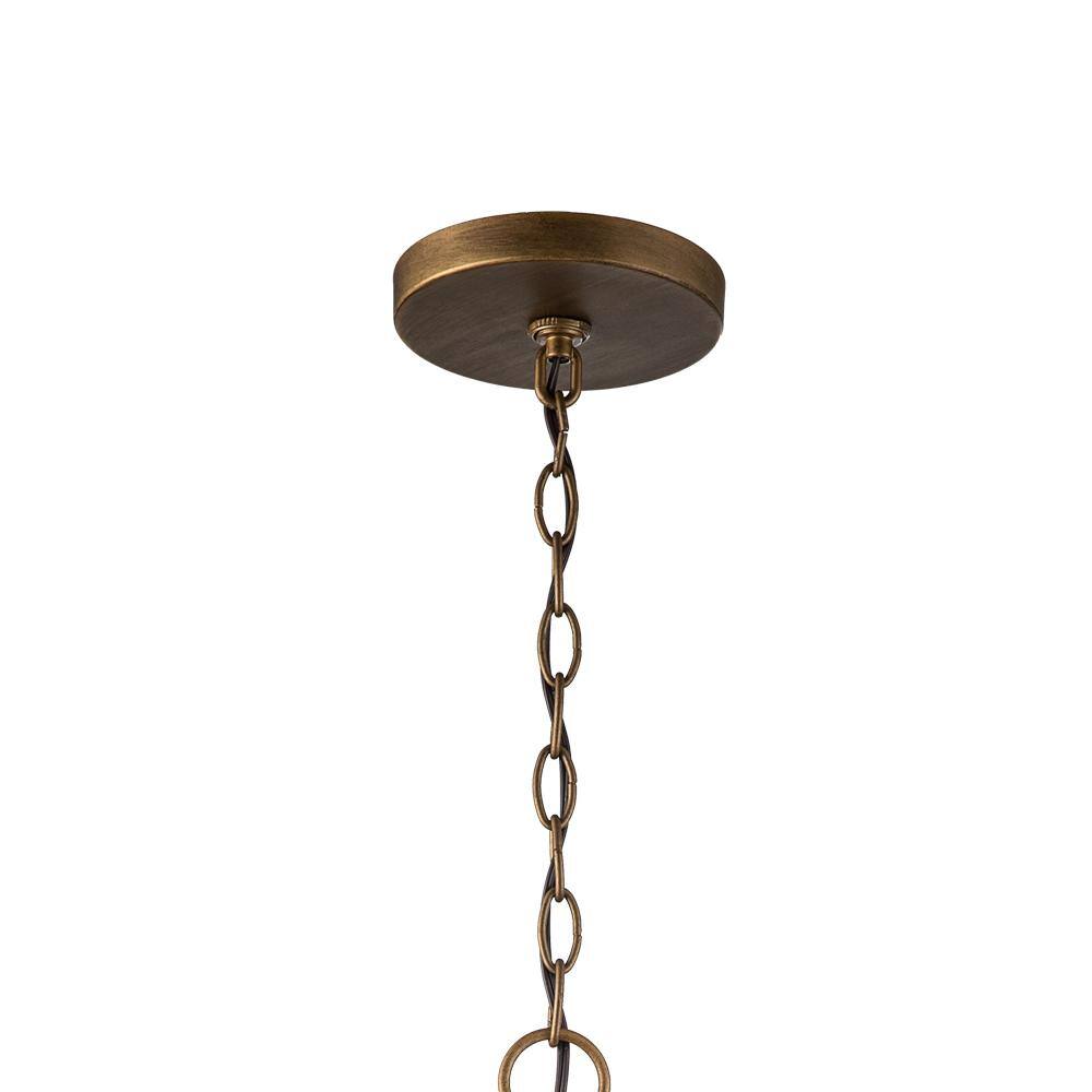 Antique Gold 26" Modern Indoor/Outdoor Pendant Light