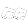 HOUSEHOLD ESSENTIALS White Wire Shelf Divider 2-Pack 25001 - The Home Depot