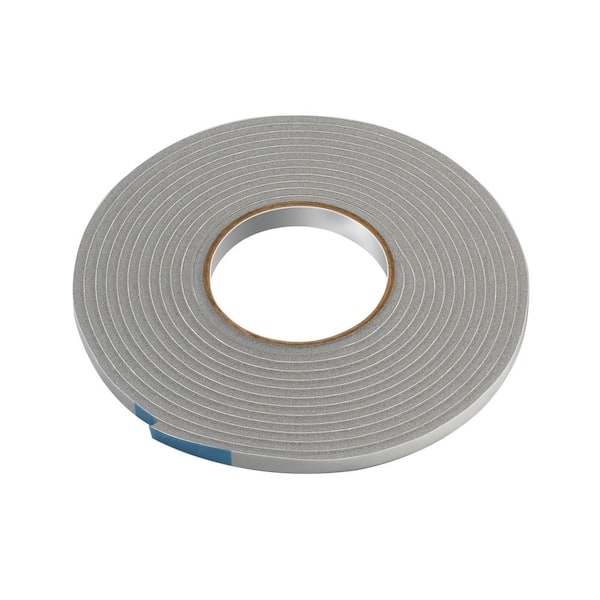 Frost King 3/8 in. x 3/16 in. x 17 ft. Grey Vinyl Foam Weatherseal