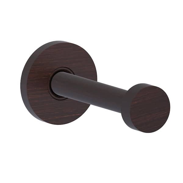 Modern 2 in. Retractable Wall Hook in Venetian Bronze Closet Rod