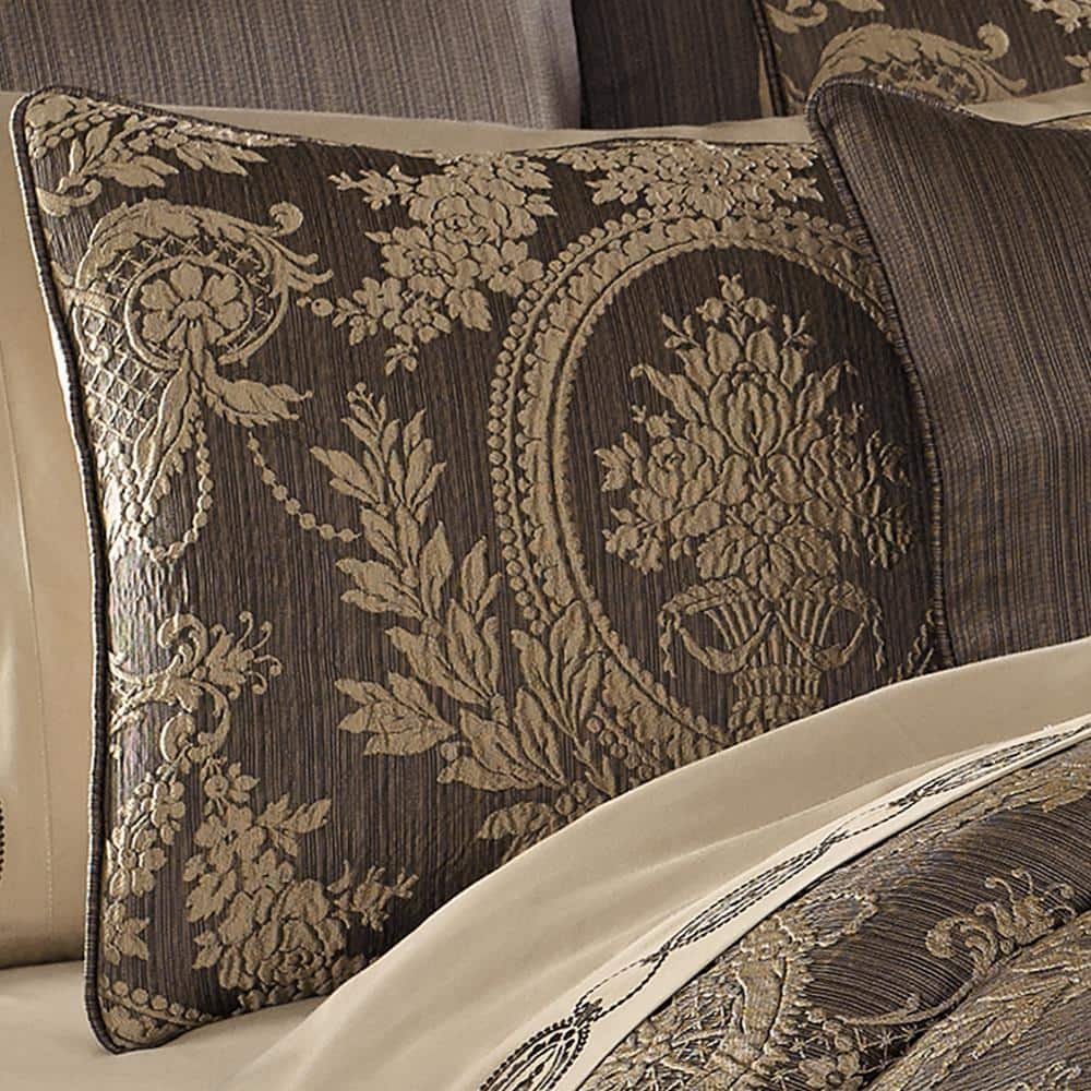 King Mink Brown 4Pc Comforter Set with Satin Cord