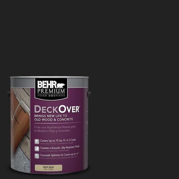 BEHR Premium DeckOver 1 gal. #SC-102 Slate Solid Color Exterior Wood and Concrete Coating