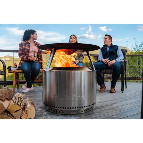 solo Stove レンジャー ヒートディフレクター付 Solo Stove Ranger Heat Deflector - Stainless Steel - SSRAN