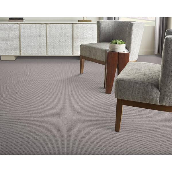 Natural Harmony Terrain - Quarry - Gray 13.2 ft. 34 oz. Wool Loop
