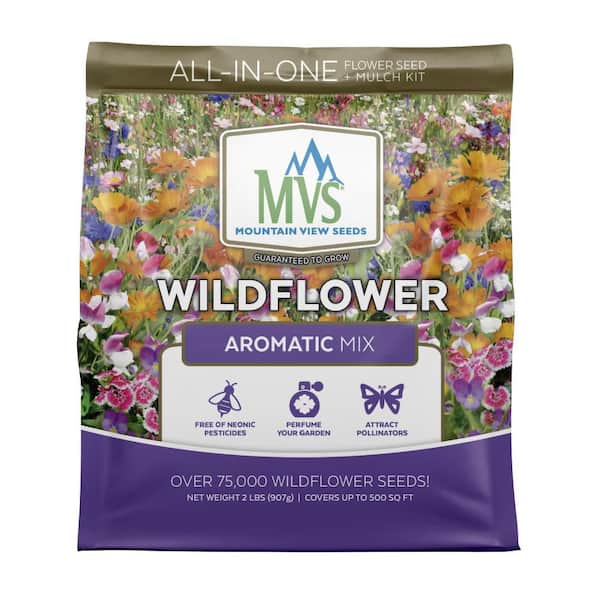 Mountain View Seeds Midwest Wildflower Kit 2lb 106485 - The Home Depot