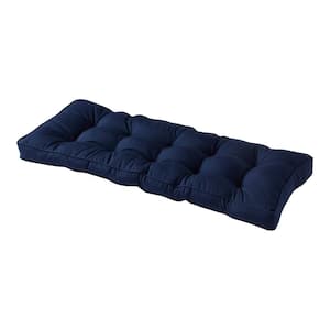 Sunbrella Fabric 51 in. Rectangular Outdoor Bench Cushion, Navy