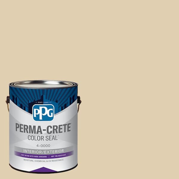 Color Seal 1 gal. PPG1086-3 Almond Cream Satin Interior/Exterior Concrete Stain