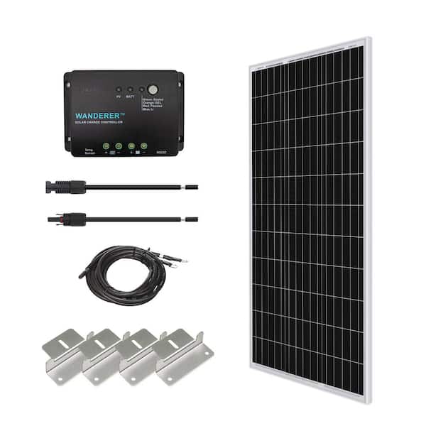 250W Solar Panel Kit 12V 50A/20A Controller Caravan Boat Home RV Battery Charger