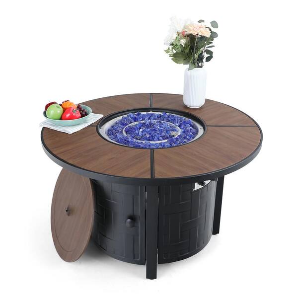 propane fire pit table circle