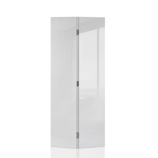26 in. x 80 in. x 3/4 in. Solid Core High Gloss Piano White Composite Bi-Fold Closet Door
