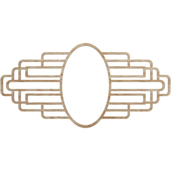 Ekena Millwork 0.25 in. x 6.75 in. x 9 in. Wood Medallion Moulding