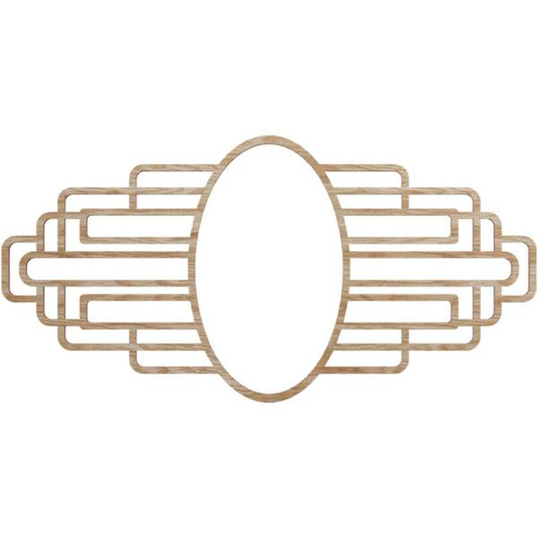 Ekena Millwork 0.375 in. x 6.75 in. x 9 in. Wood Medallion Moulding