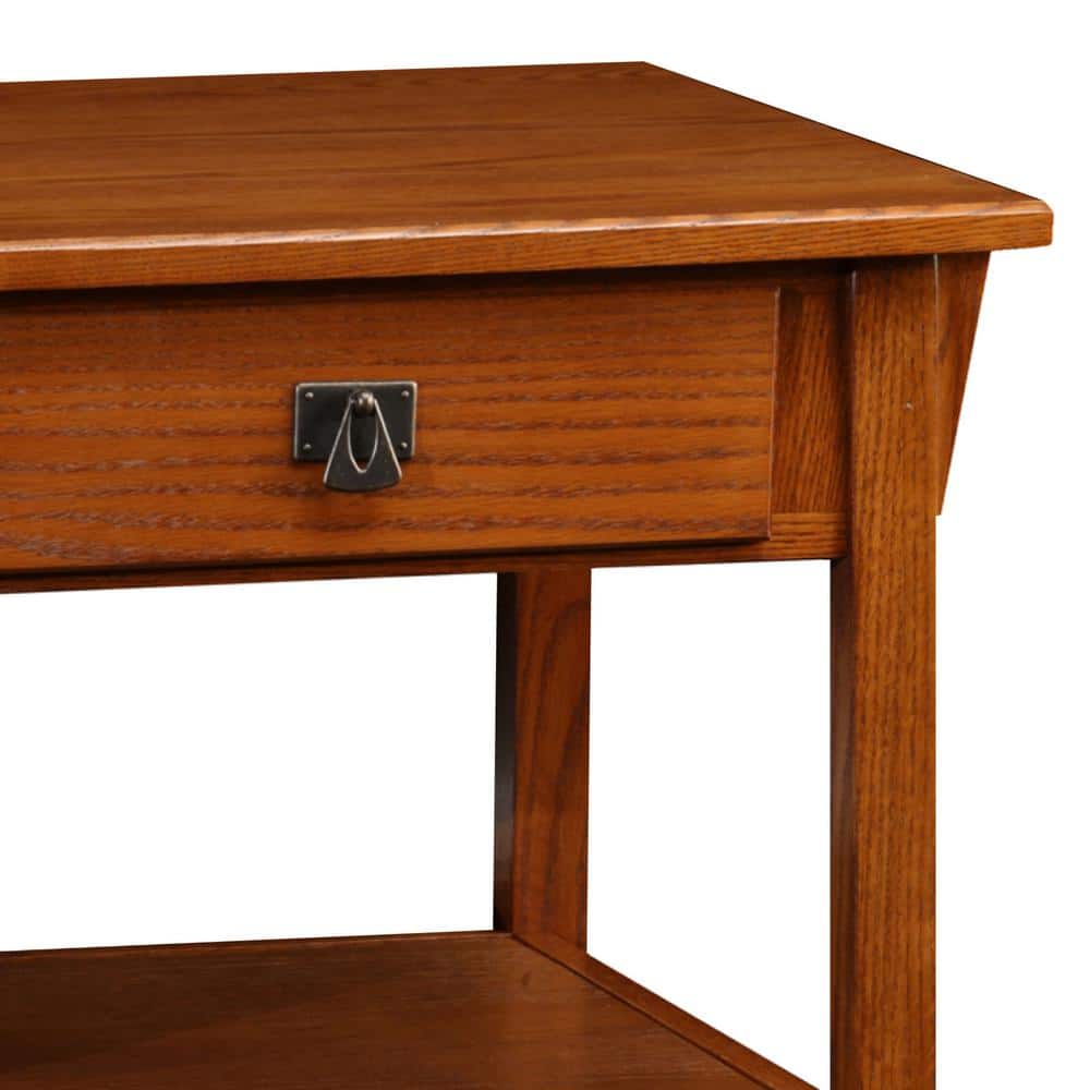 Russet Solid Wood Rectangular Coffee Table with Storage