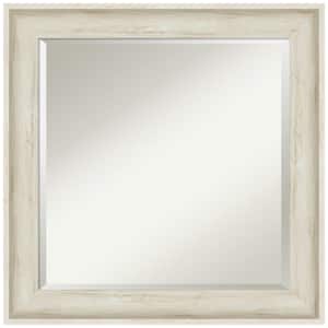 Regal Birch Cream 24.75 in. H x 24.75 in. W Framed Wall Mirror