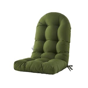Patio Chair Cushion for Adirondack High Back Tufted Seat Chair Cushion Outdoor 48 in. x 21 in. x 4 in. Invisible Green