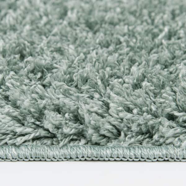 Glass Shag 5 ft. x 7 ft. Solid Polypropylene Area Rug