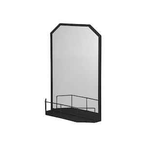 Anita 27.5 in. W x 19.5 in. H Medium Rectangular Metal Framed Wall Bathroom Vanity Mirror in Accent