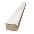 1 in. x 8 in. x 8 ft. Barn Wood White Shiplap Pine Board (6-Pack)