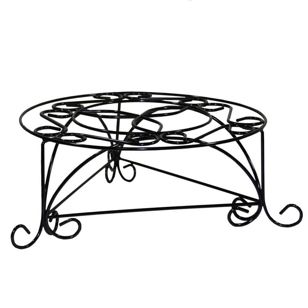 6.25 in. H Mosaic Cast Metal Black / Gold Plant Stand price history on PriceWatchPro